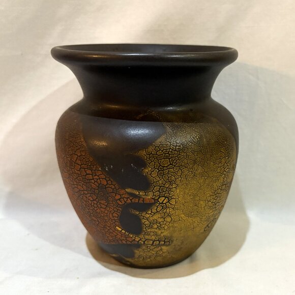 Royal Haeger Earth Wrap Lava Glaze Pottery Vase Vintage MCM 1970s - Picture 4 of 8